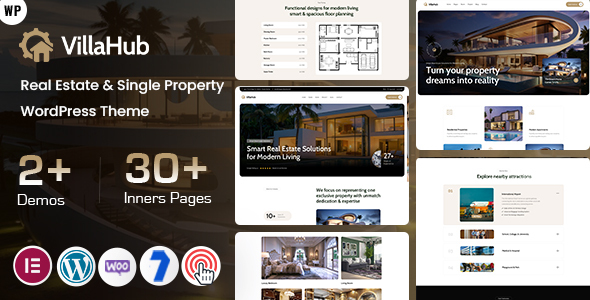 Villahub -  Real Estate & Single Property WordPress Theme