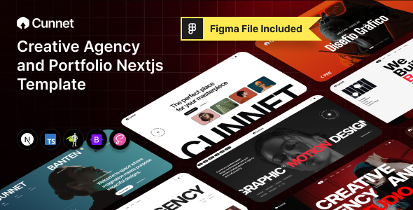 Cunnet - Creative Agency & Portfolio  Nextjs Template