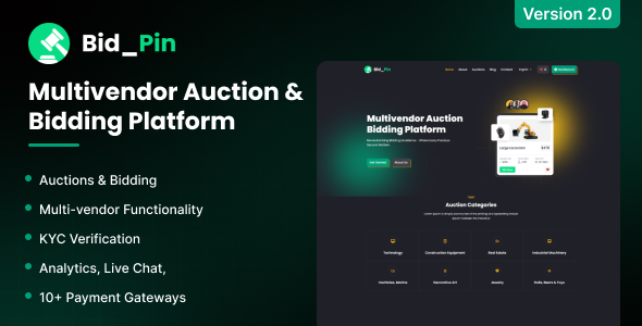 Bid_Pin - Multivendor Auction & Bidding Platform