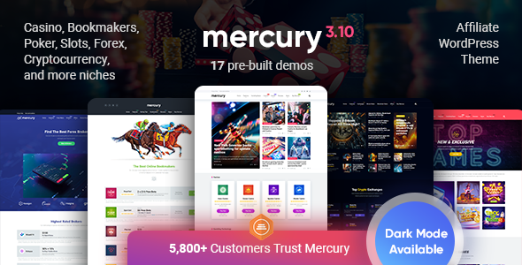 Mercury - Affiliate WordPress Theme
