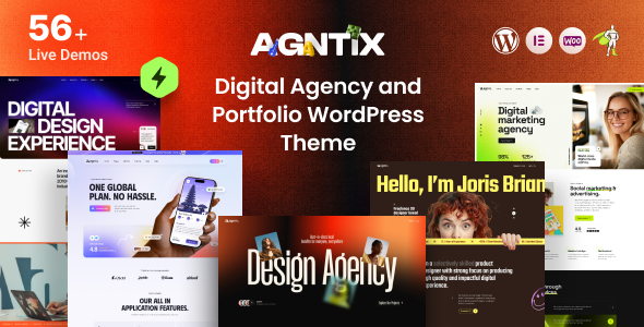 Agntix - Digital Agency & Creative Portfolio WordPress Theme