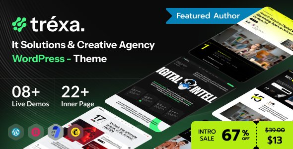 Trexa – IT Solutions & Creative Agency WordPress Theme