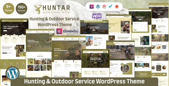 Huntar - Hunting & Outdoor Hobby WordPress Theme