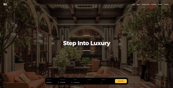 Luxex - The Hotel React Template