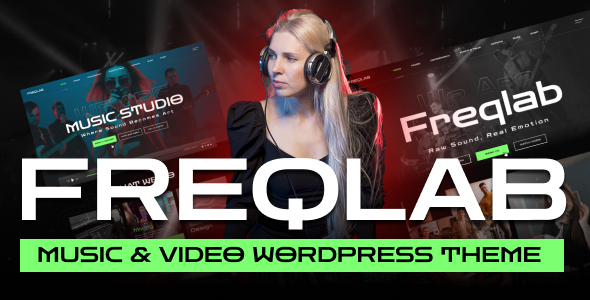 Freqlab - Music & Video WordPress Theme
