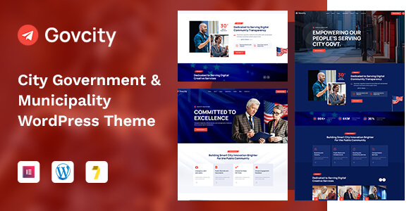 GovCity - Political Party & City Government WordPress Theme