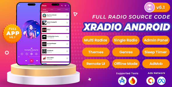 XRadio - Full Android Radio App Source Code