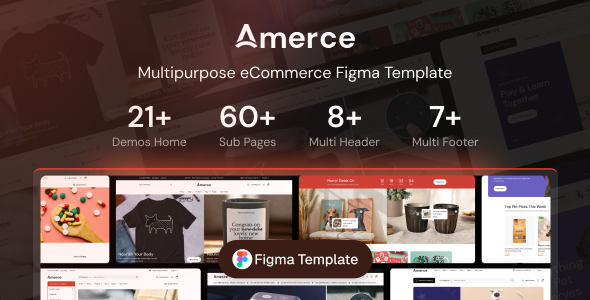 Amerce - Multipurpose eCommerce Figma Template Figma Template