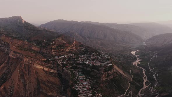 Gunib Village in Dagestan