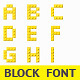 Pixel Block Font - GraphicRiver Item for Sale