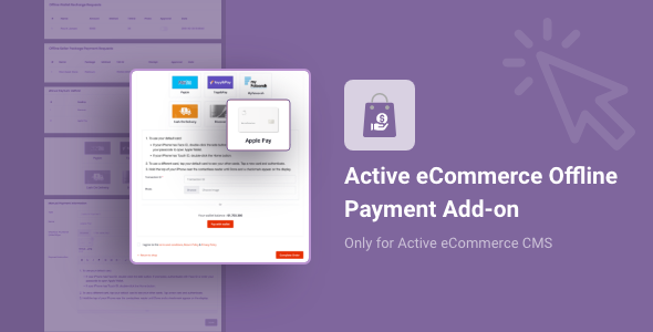 Active eCommerce Offline Payment Add-on