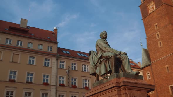 Historical monument in Wroclaw