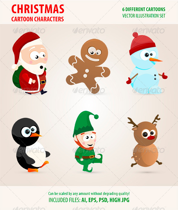 Christmas Cartoon Characters