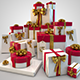 45 Present / Gift Box HiRes christmas-with bow - GraphicRiver Item for Sale
