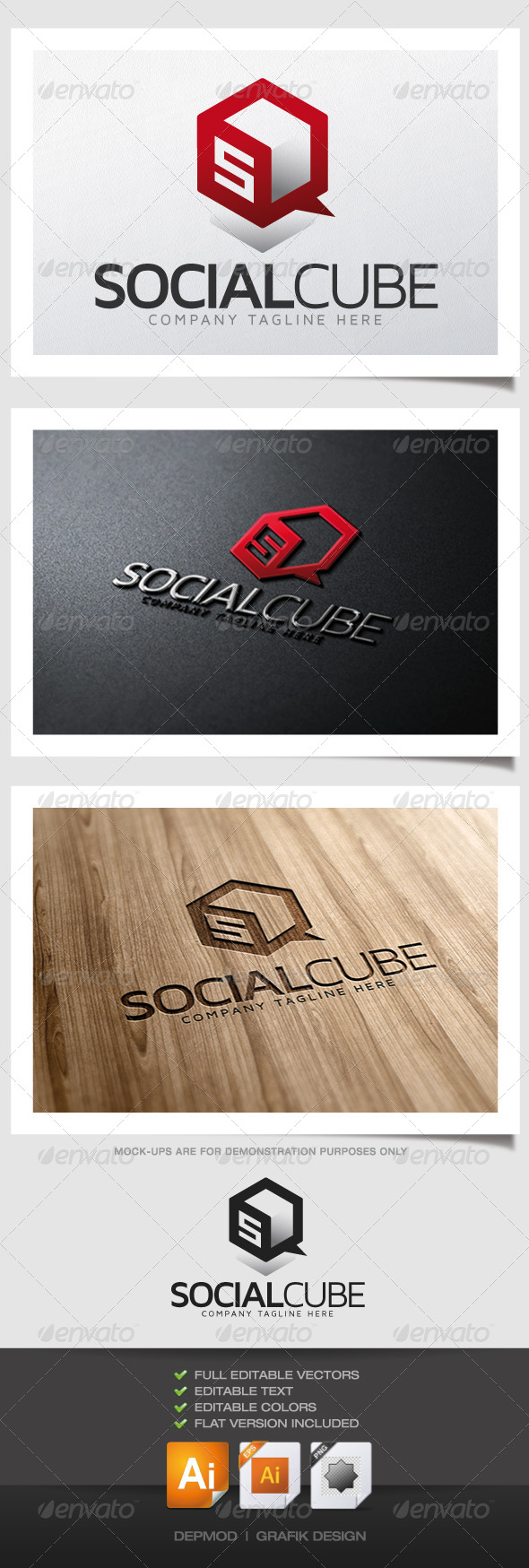 Social Cube Logo