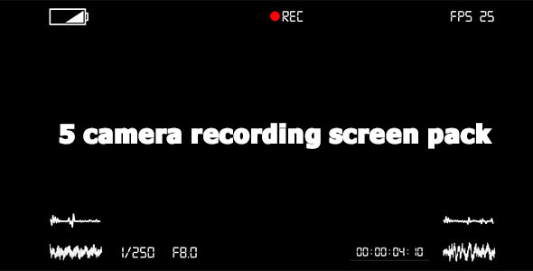Camera Recording Screen Pack