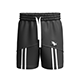 Men Striped Track Shorts With Patch | Marvelous / Clo3d / obj / fbx - 3DOcean Item for Sale