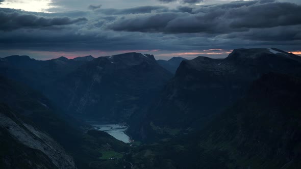 Geirangerfjord from Dalsnibba Viewpoint, Norway