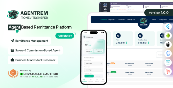AgentRem - Agent Based Remittance & Money Transfer Platform