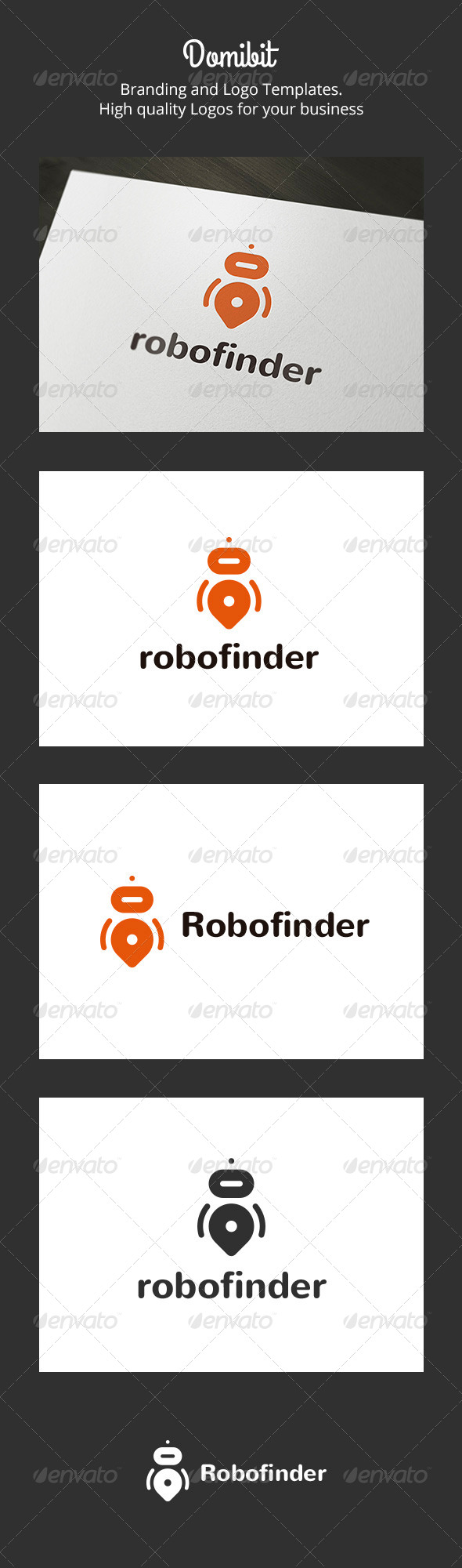 Robofinder - Robot Finder Logo
