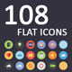 Flat Icons Pack - GraphicRiver Item for Sale