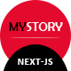 Mystory - Personal Portfolio & Resume NextJS Template - ThemeForest Item for Sale