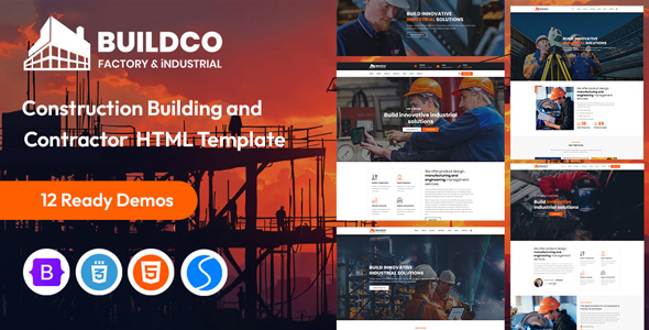 Buildco – Industrial, Factory & Construction HTML Template