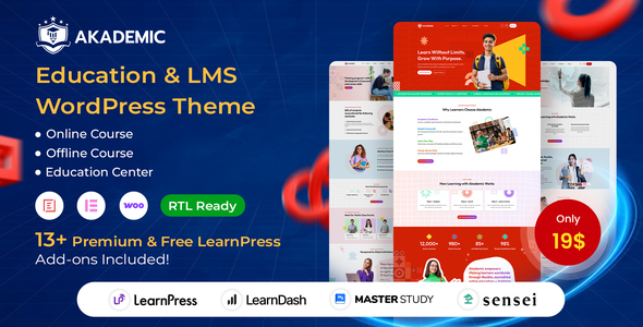 Akademic - Education LMS WordPress Theme