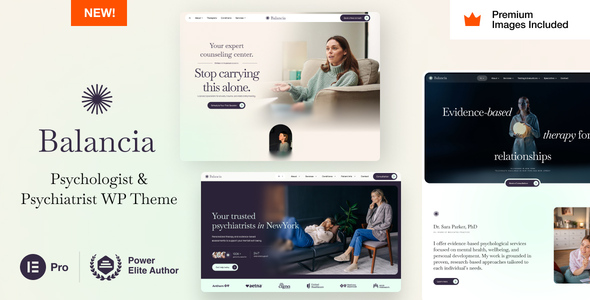 Balancia - Psychology Counseling & Psychiatrist WordPress Theme