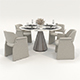 Modern Dining Table and Chairs 44 - 3DOcean Item for Sale