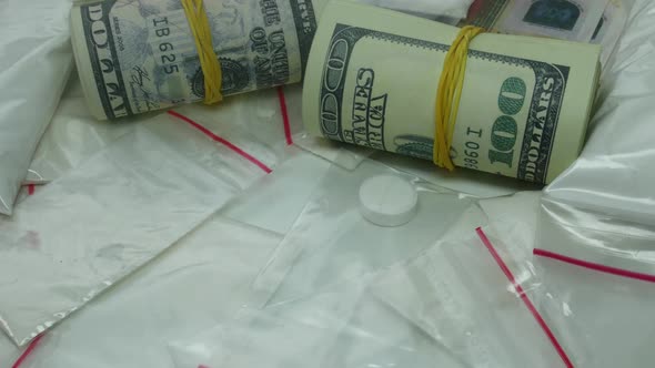 Dirty Financial Profits From The Sale Of Cocaine And Narcotic Tablets