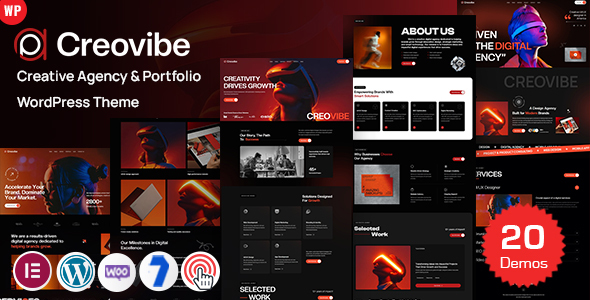 Creovibe - Creative Agency WordPress