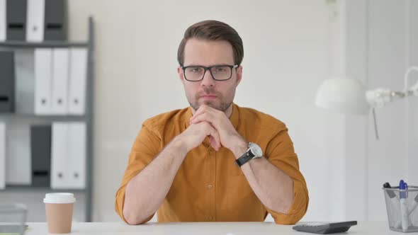 Young Man Feeing Worried Anxious