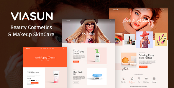 Viasun - Beauty Cosmetics & Makeup SkinCare WooCommerce WordPress Theme