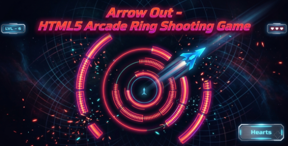 Arrow Out – HTML5 Arcade Ring Shooting Game | Mobile & Desktop