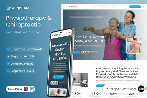 Aligncare - Physiotherapy & Chiropractic Elementor Template Ki