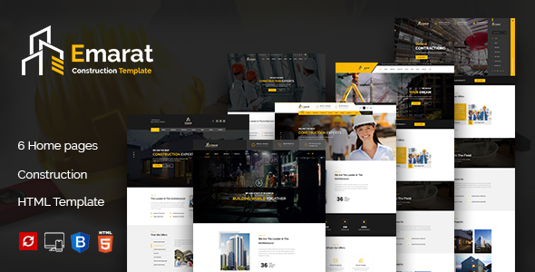 Emarat - Construction and Architecture HTML Template