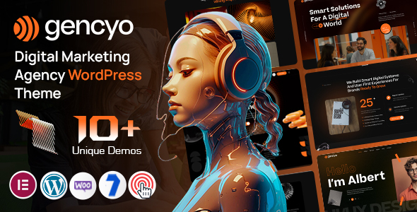 Gencyo - Digital Agency WordPress