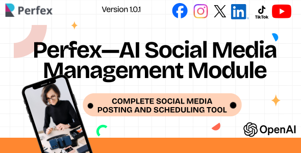 FlexSocial - Perfex AI Social Media Management and Marketing Module