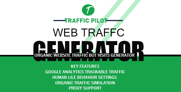 Traffic Pilot Organic Website Traffic Bot Visits Generator