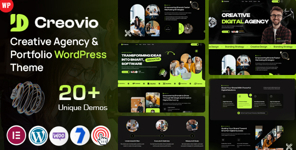 Creovio - Agency Portfolio WordPress