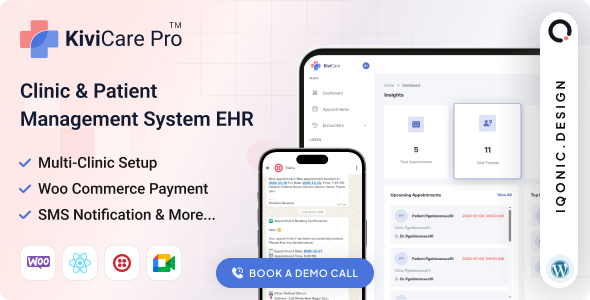 KiviCare(TM) Pro - Clinic and Patient Management System EHR (Add-on)