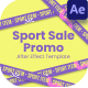 Sport Sale Promo After Effect - VideoHive Item for Sale