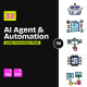 AI Agent & Automation Workflow Icons Pack | After Effects & Lottie Animation - VideoHive Item for Sale