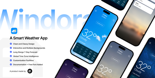 Windora -A Simple Weather Forecast App