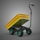 Electric Dump Cart Construction Building Site Material Transport - 3DOcean Item for Sale