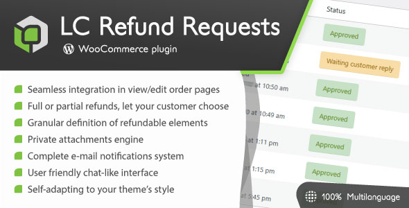 LC Refund Requests – WooCommerce Refunds Manager