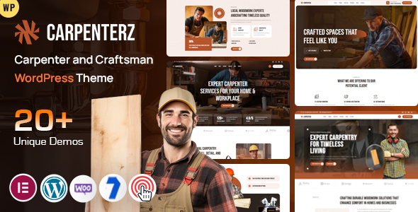Carpenterz - Carpenter Craftsman WordPress