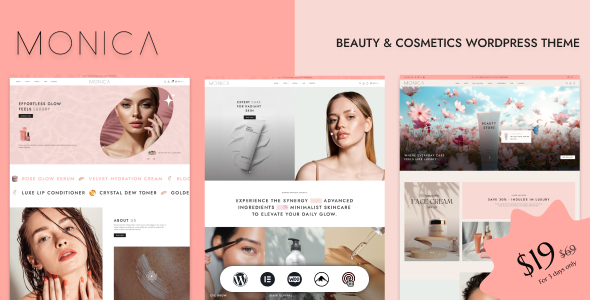 Monica - Beauty & Cosmetics WordPress Theme