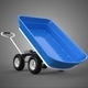 Tipper Polypropylene Pp Tray Bed Garden Cart Trolley Wheelbarrow - 3DOcean Item for Sale